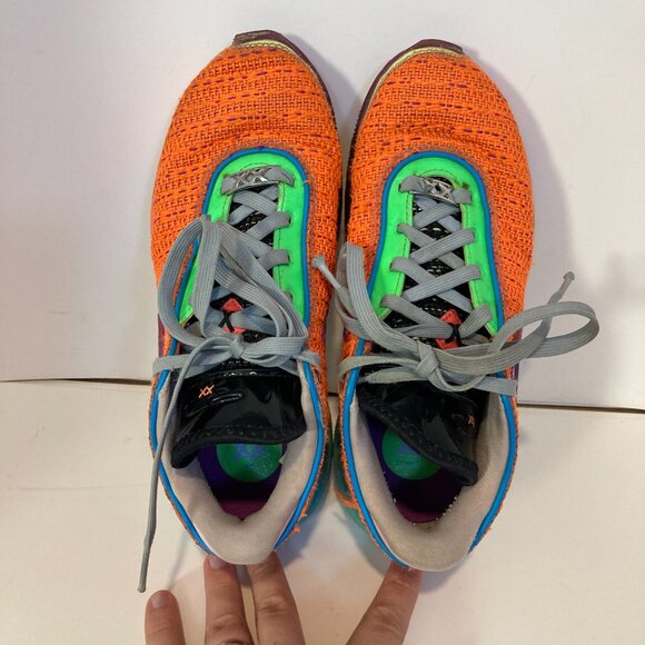 Nike Lebron XX 20 Orange Sneakers, Size 6Y DQ8651-800 - Picture 9 of 16